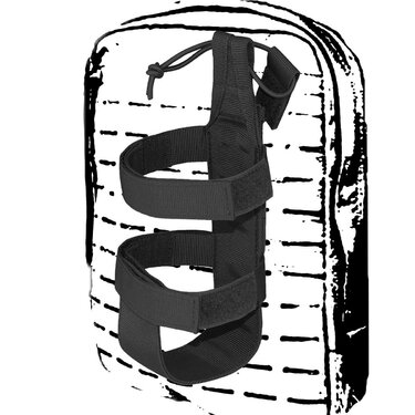 Suport pentru sticlă Molle negru