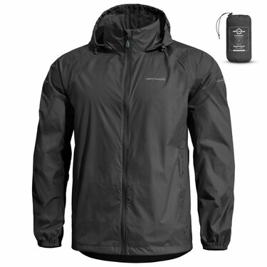 Geacă Pentagon Cloudburst Packable Jacket neagră M