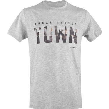 Tricou Defcon5 Town gri