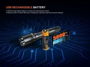 Nabíjateľná baterka Fenix WF25RM (3000lm)