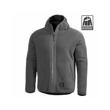 Bunda Pentagon Ianos 2v1 Sherpa fleece čierna / wo