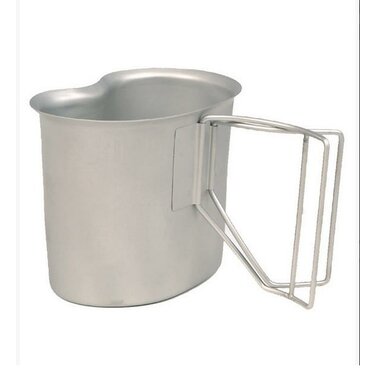 Hrnček k poľnej fľaši GI US - nerez leštený (700ml