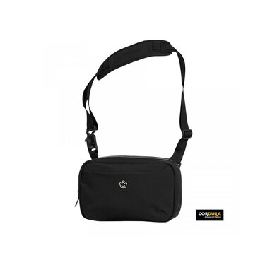 Geantă de umăr Pentagon Consul Horizontal Sling neagră
