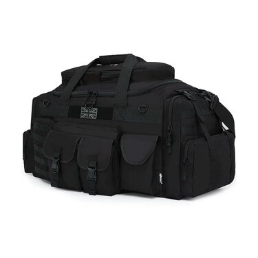 Geantă de voiaj Assault Holdall 2-în-1 100 l neagră