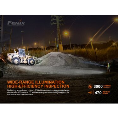 Taktická baterka Fenix C7 (3000lm)