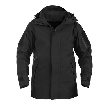Geacă Mil-Tec cu căptușeală din fleece GEN II neagră