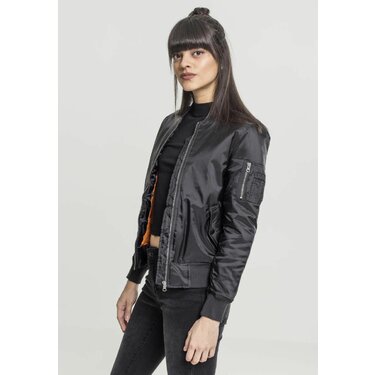 Dámska bombera Basic Urban Classic čierna Dámska bombera Basic Urban Classic čierna