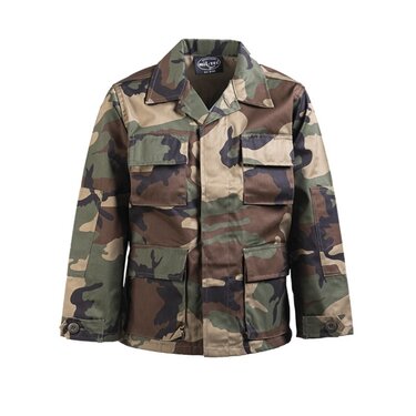 Blúza maskáčová detská woodland