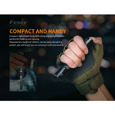 Taktická baterka Fenix PD36R (1600lm)