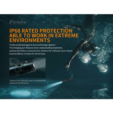 Taktická baterka Fenix PD36R (1600lm)