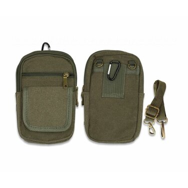 Borsetă utility canvas olive