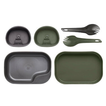 Set camping pentru masă Wildo DUO Light olive / grey