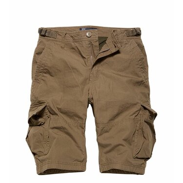 Kraťasy Vintage Industries Terrance dark khaki Kraťasy Vintage Industries Terrance dark khaki