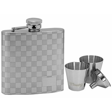 Set sticlă de buzunar 180ml (pahare și pâlnie)