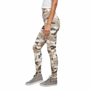 Maskáčové legíny Tech Urban Classic duskrose