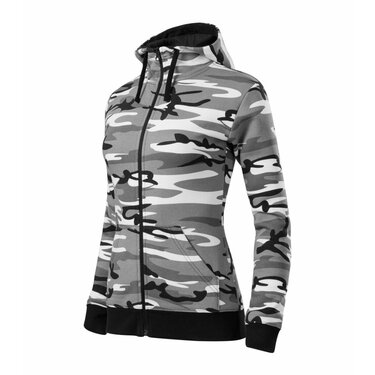 Hanorac Camo Zipper damă urban