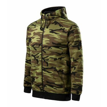 Hanorac Camo Zipper CZ green camo