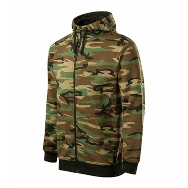 Hanorac Camo Zipper woodland