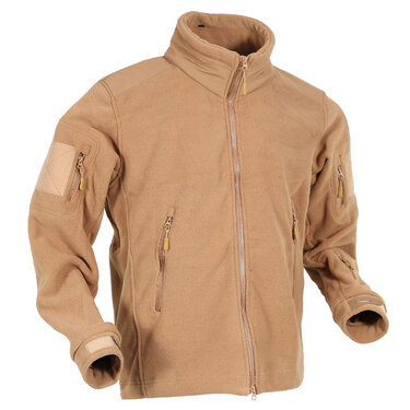 Jachetă fleece Polar Hooper coyote