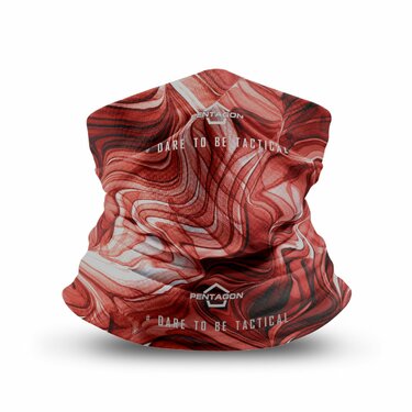 Guler multifuncțional Pentagon Skiron Liquid Maroon Red