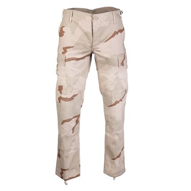 Pantaloni BDU Slim-Fit 100% bumbac 3-culori desert S