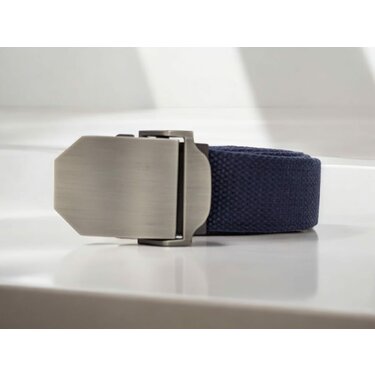 Opasok kovová pracka navy blue