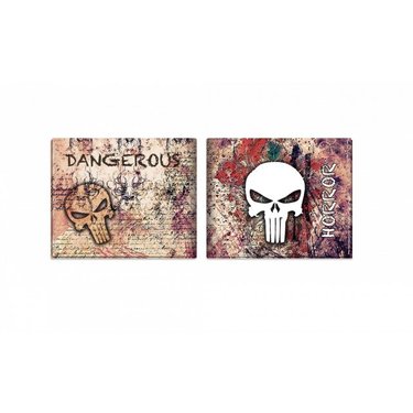 Peňaženka s motívom Skull