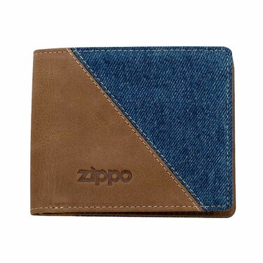 Portofel Zippo piele denim 44156