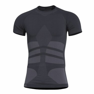 Tricou termic cu mânecă scurtă Pentagon Plexis negru