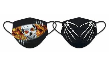 Látkové rúško obojstranné Skull