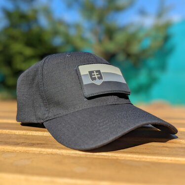 Șapcă Rip/Stop Tactical Patch Slovacia neagră