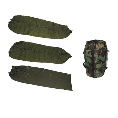 Spací vak originál BW 5-vrstiev (do -40°C) použ. T Spací vak originál BW 5-vrstiev (do -40°C) použ. T