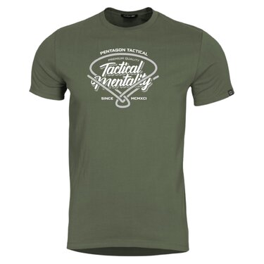Tricou Pentagon Ageron Tactical Mentality olive