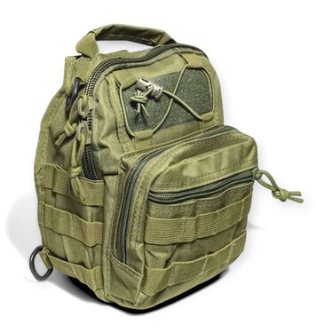 Taška cez rameno Areswer Fastbag olive
