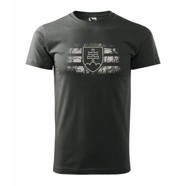 Tricou emblemă Slovacia caster grey