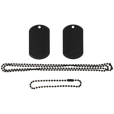 ID známky čierne US Dog-Tag