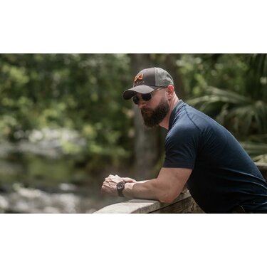 Šiltovka WileyX dark grey/orange logo