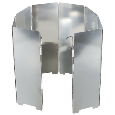 Protecție împotriva vântului pentru arzătoare 8 panouri 67x24cm