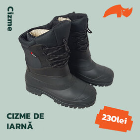 Cizme de iarnă cu branț detașabil