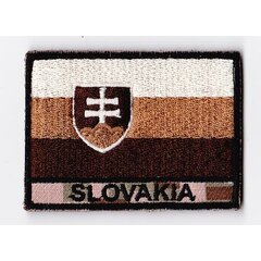 Patch oficial Slovakia model 2007 - varianta deșert (70x50mm)