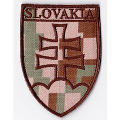Patch emblemă Slovacia model 2007 deșert