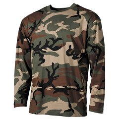 Tricou US woodland mânecă lungă