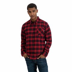 Cămașă din flanel Vintage Industries Riley Red Check