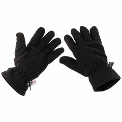 Mănuși Fleece Thinsulate negre