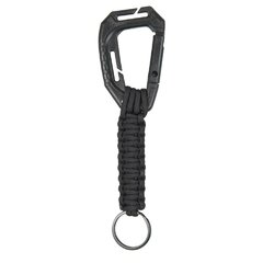 Carabinieră cu paracord pentru agățare negru