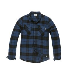 Cămașă flanel Vintage Industries Sem Kobalt Check