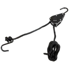 Scripete cu frânghie 9mm 2m - negru