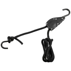 Scripete cu frânghie 11mm 2m - negru