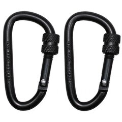 Carabinieră cu siguranță 6 x 60mm neagră (2 buc)