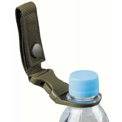 Suport pentru sticlă PET – compatibil cu curea și sistem MOLLE, culoare olive